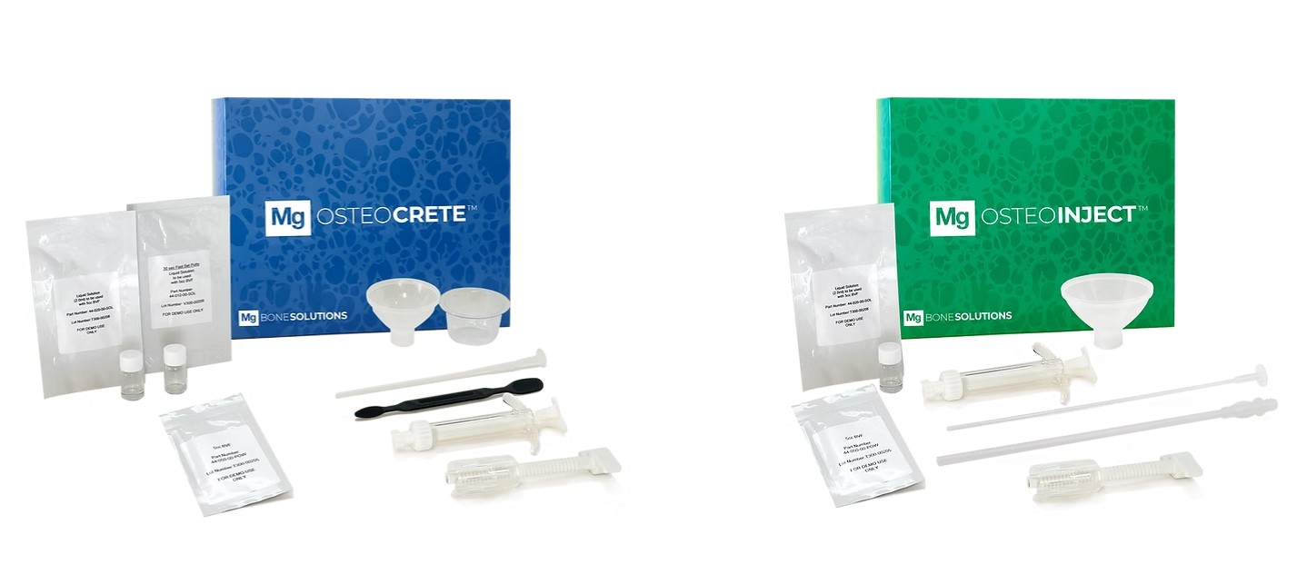 Bone Solutions’ Mg OSTEOCRETE and Mg OSTEOINJECT Receive FDA Clearance for Pediatric Use in Patients Aged Six and Older